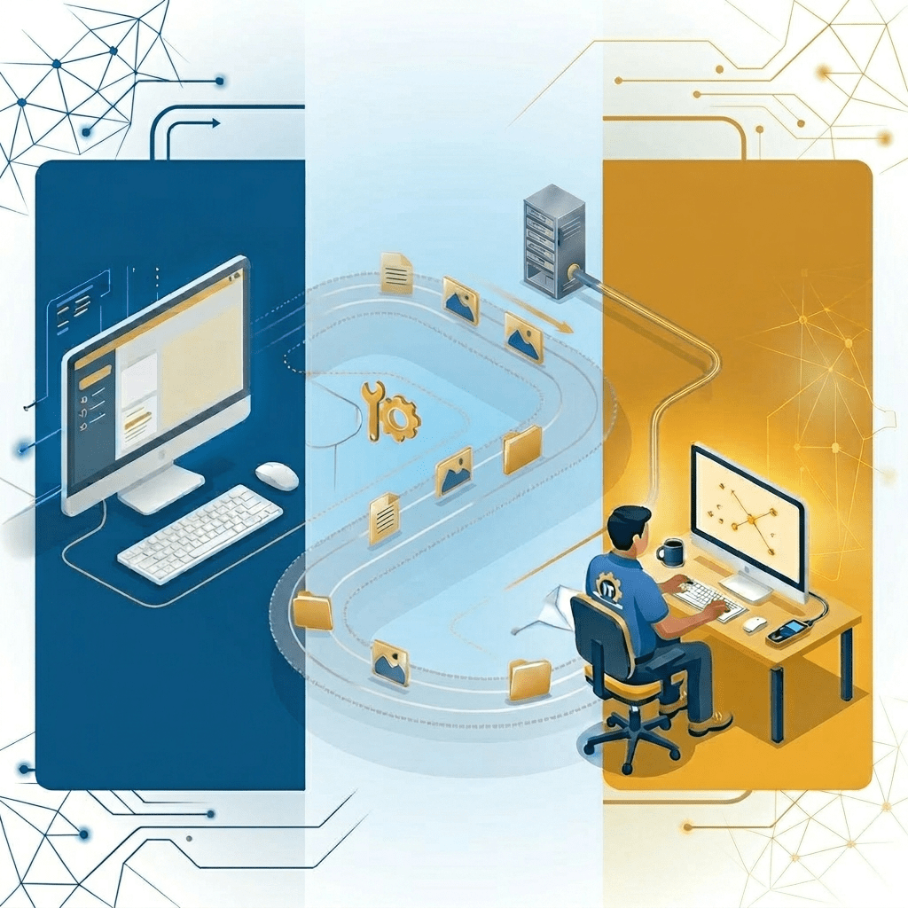 Grafik für IT-Dienstleistungen
